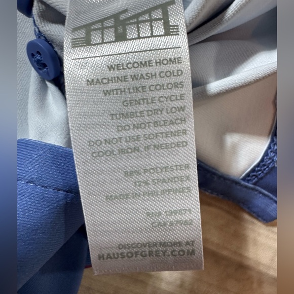 Matte Gray Polo Shirt Mens Sz XL Geometric Lightweight Stretch Golf Casual Logo - Picture 13 of 14